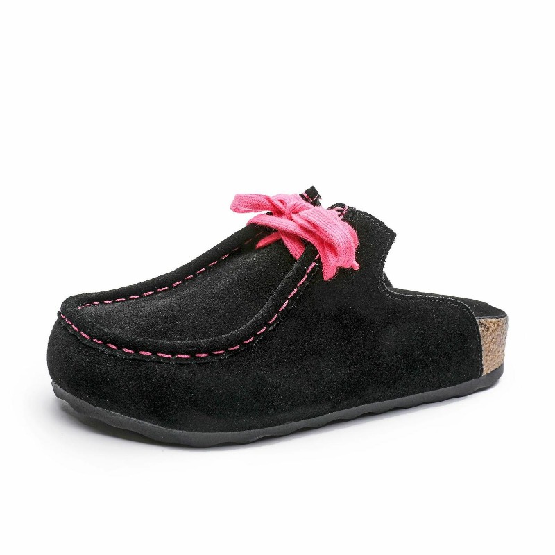 Boat Shoe Leather - 3cm Cow Suede Genuine Leather Platform