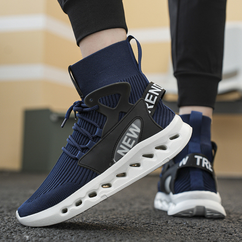 Trendy Men High Top Sock Shoes - Men'S Shoes For Running review and price