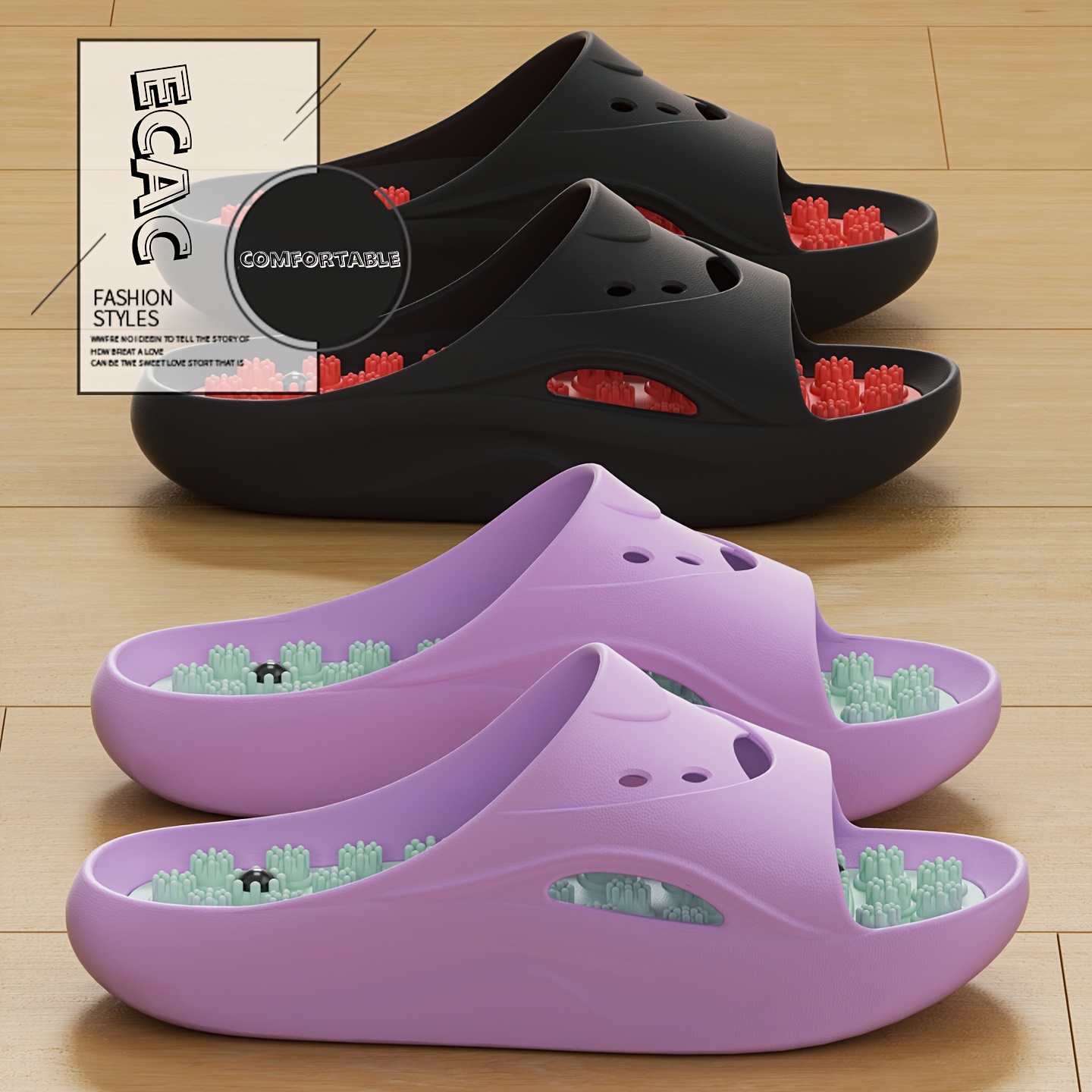 Women Men EVA Massage Slippers - Men'S Shoes To Women'S Size review and price