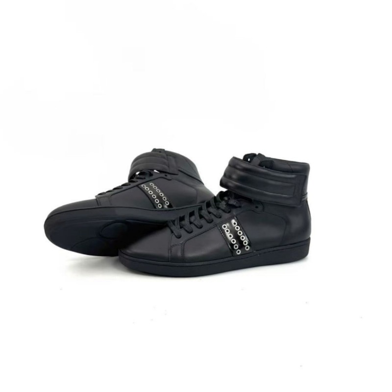 Men Genuine Leather High‑top S - Men Shoes White Colour review and price
