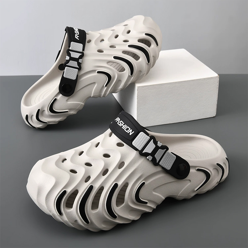 Men Summer EVA Hole Slippers L - Men'S Shoes Comfortable Walking review and price