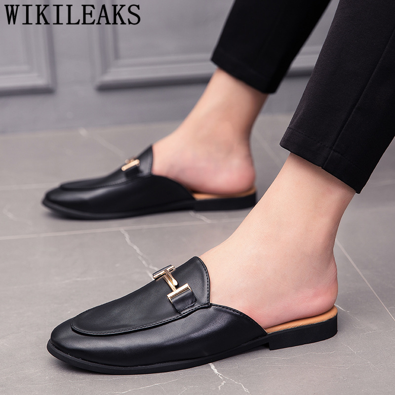 Black Half Shoes For Men Leath - Men'S Shoes Qn review and price