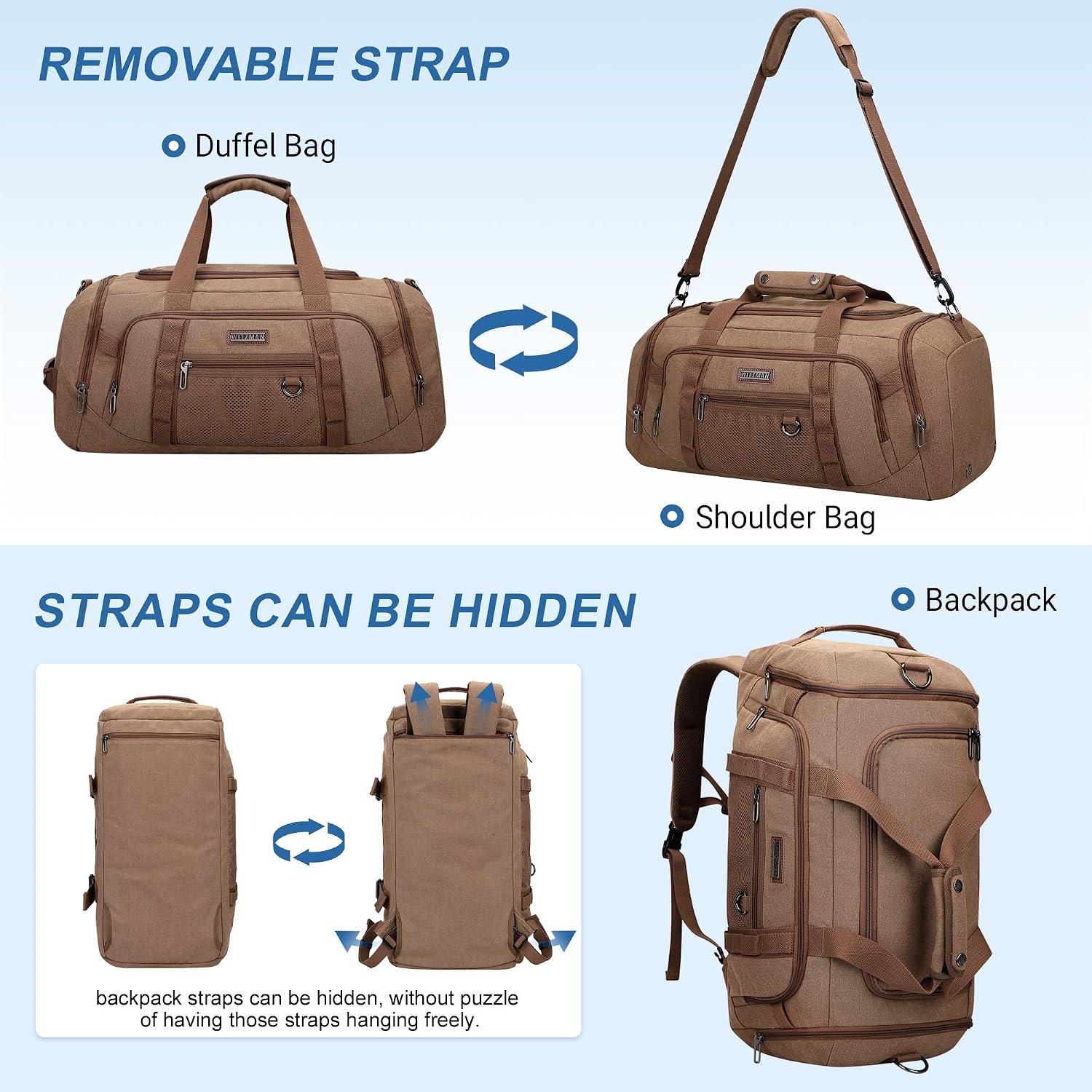 Canvas Duffle Bag for Men 3 in - Men Shoes Men review and price