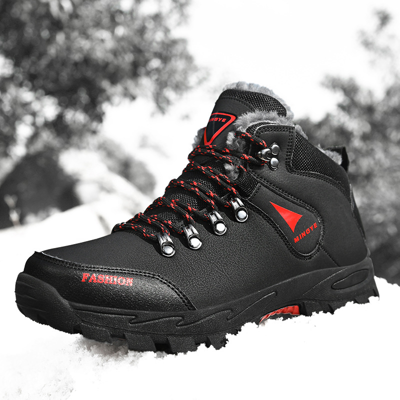 Men's Boots Winter Warm Fleece - Men Shoes White Colour review and price