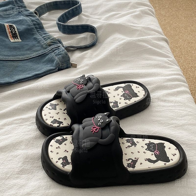 Printting Cute Bear Women Slip - Men'S Shoes To Women'S Size review and price