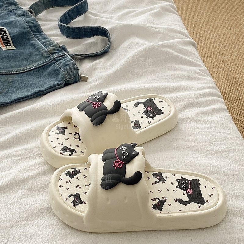 Printting Cute Bear Women Slip - Men'S Shoes To Women'S Size review and price