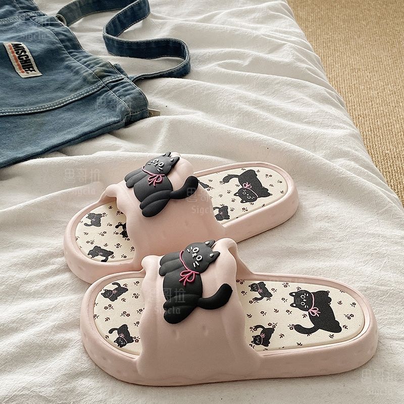Printting Cute Bear Women Slip - Men'S Shoes To Women'S Size review and price