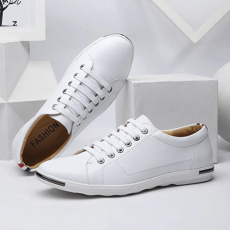 Men Size38-48 Casual Breathabl - Boat Shoe Leather review and price