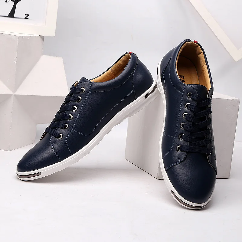Men Size38-48 Casual Breathabl - Boat Shoe Leather review and price
