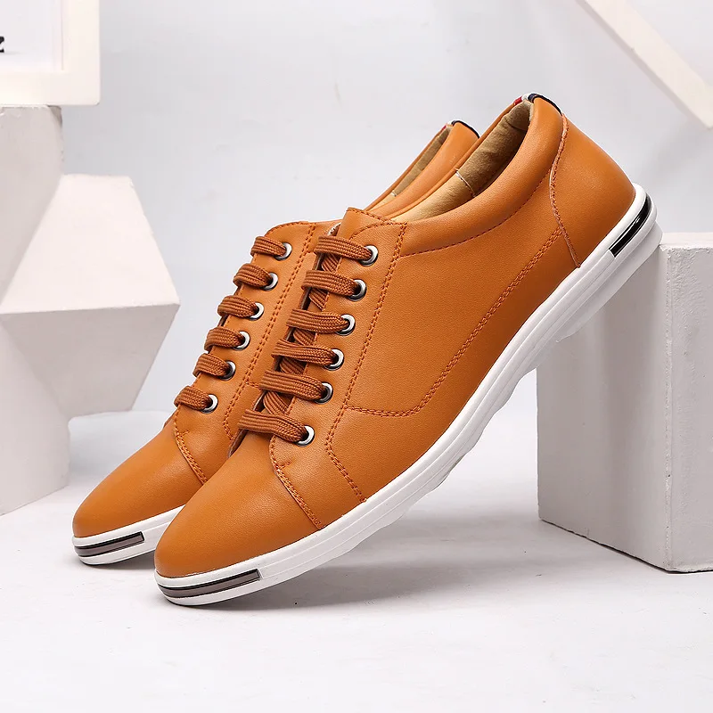 Men Size38-48 Casual Breathabl - Boat Shoe Leather review and price