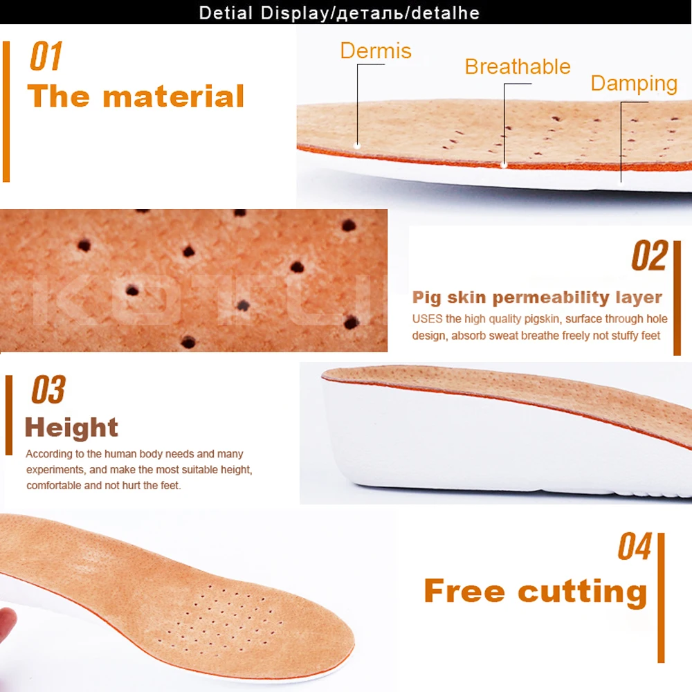 1Pair Height Increase Insole M - Men Shoes Outlet review and price