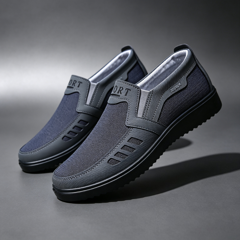 Men Slip‑On Canvas Loafers Bre - Men'S Shoes Comfortable Walking review and price